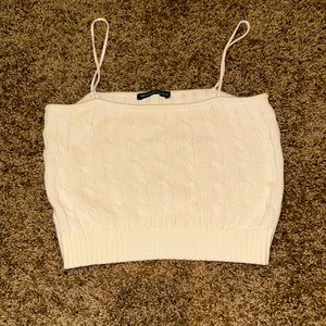 Brandy Melville Cropped knit tank